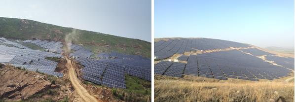 The Phase I of 20MV PV Project on Fenghuang Mountain in Henan Province